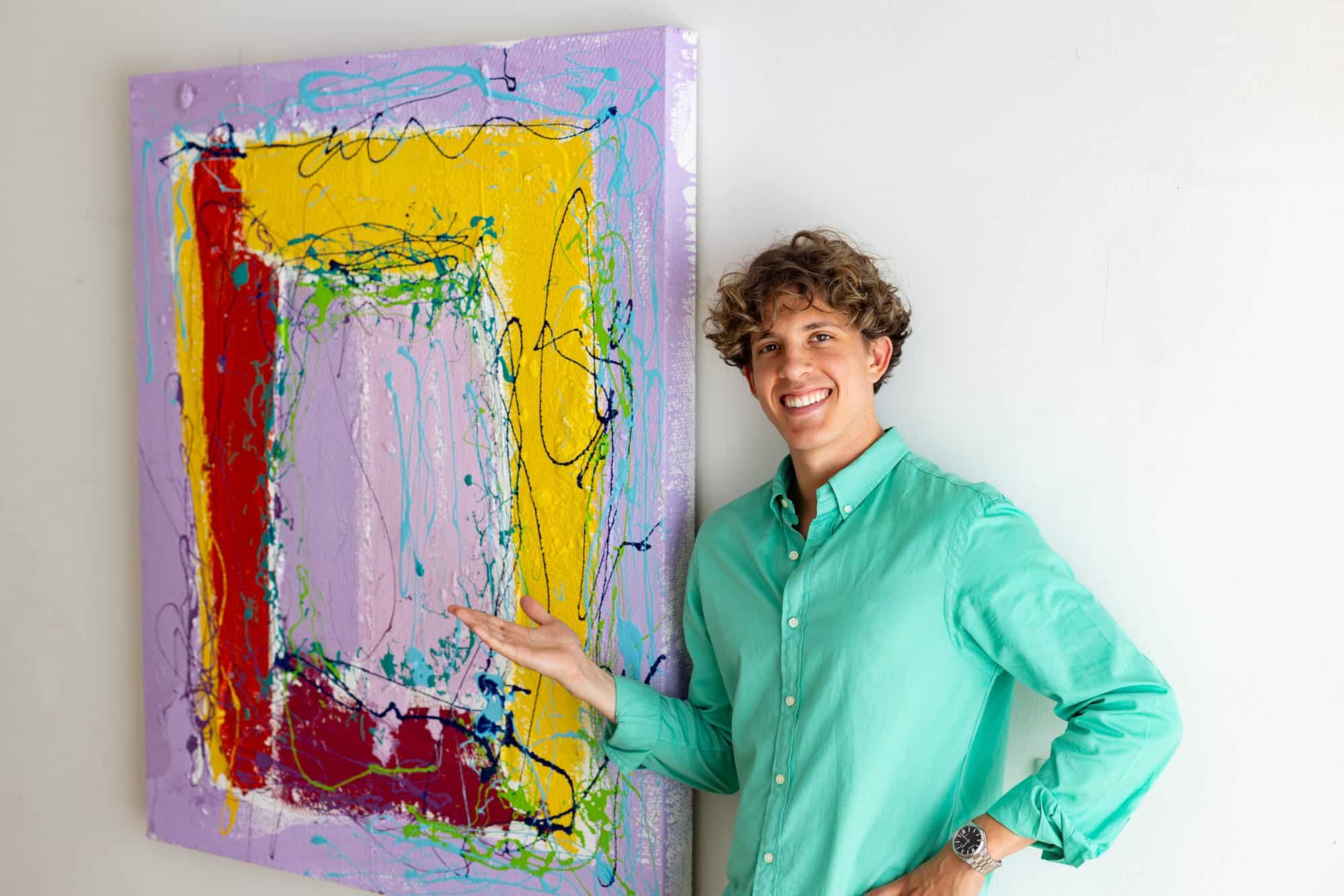 Moderne Kunst im Studentenhaus